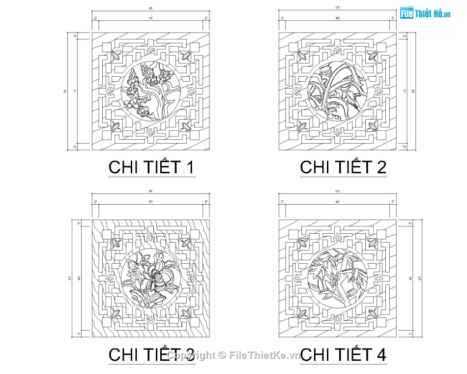 Phòng thờ,CNC tứ quý,file cad phòng thờ,file CNC phòng thờ,vách ngăn cnc đẹp,hoa văn tứ quý