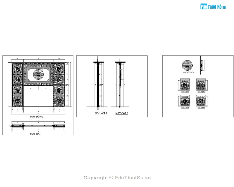 Phòng thờ,CNC tứ quý,file cad phòng thờ,file CNC phòng thờ,vách ngăn cnc đẹp,hoa văn tứ quý