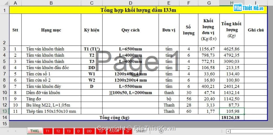 Bản vẽ dầm,Bản vẽ dầm I,dầm căng sau,dầm I 33m