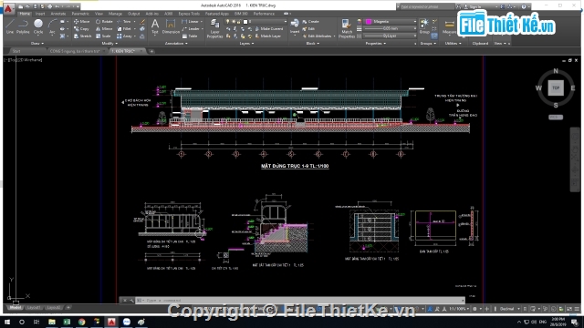 Bản vẽ chợ,Bản vẽ chợ ẩm thực nhà thép,chợ ẩm thực nhà thép 14x48m,bản vẽ cad chợ