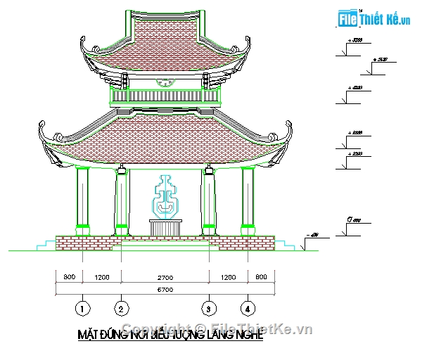 Bản vẽ,chùa,cấu tạo,bái đính,tâm linh,sửa chữa