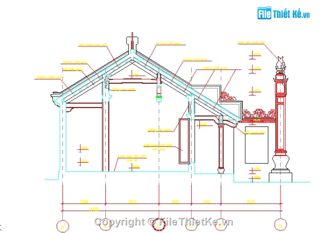 Bản vẽ,chùa,miếu,tâm linh,thiết kế,cấu tạo