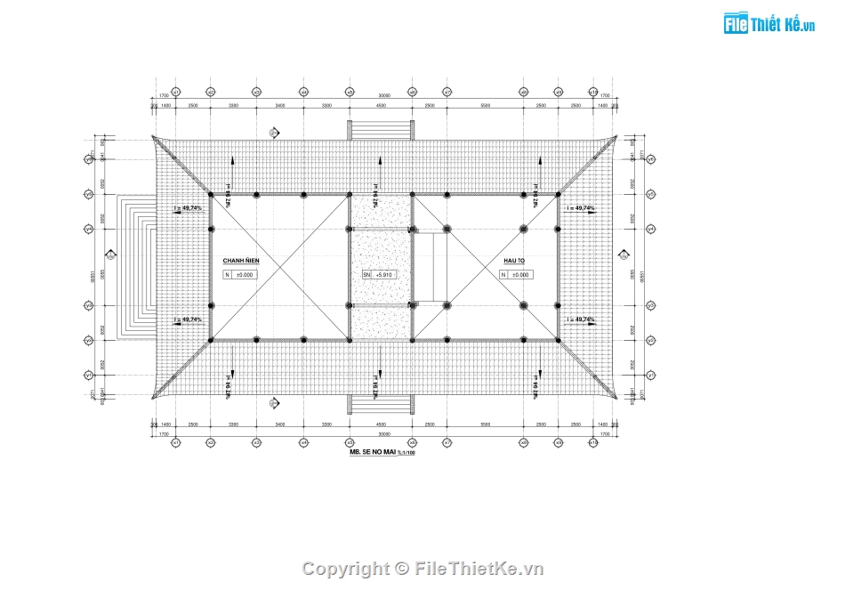 bản vẽ chùa đẹp,mẫu bản vẽ chùa,bản vẽ chùa file cad,file thiết kế đình chùa