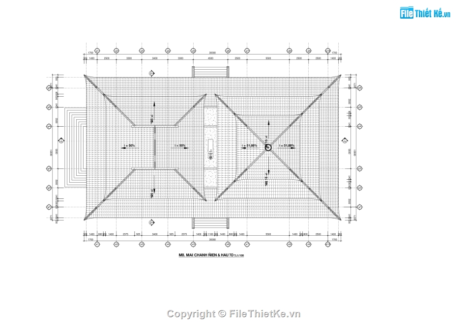 bản vẽ chùa đẹp,mẫu bản vẽ chùa,bản vẽ chùa file cad,file thiết kế đình chùa