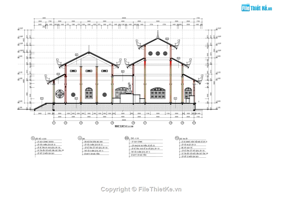 bản vẽ chùa đẹp,mẫu bản vẽ chùa,bản vẽ chùa file cad,file thiết kế đình chùa