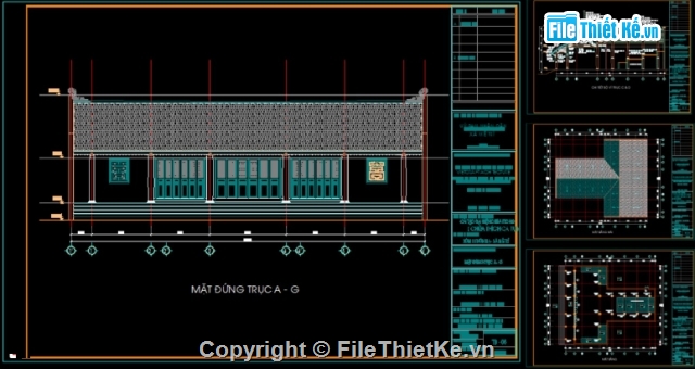 đình chùa,kiến trúc đình chùa,chùa thích ca tự,bản vẽ chùa