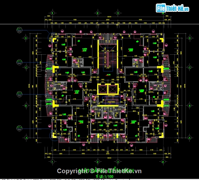 bản vẽ chung cư,bản vẽ autocad chung cư 12 tầng,kết cấu chung cư 12 tầng,đồ án chung cư 12 tầng,hạng mục kiến trúc chung cư