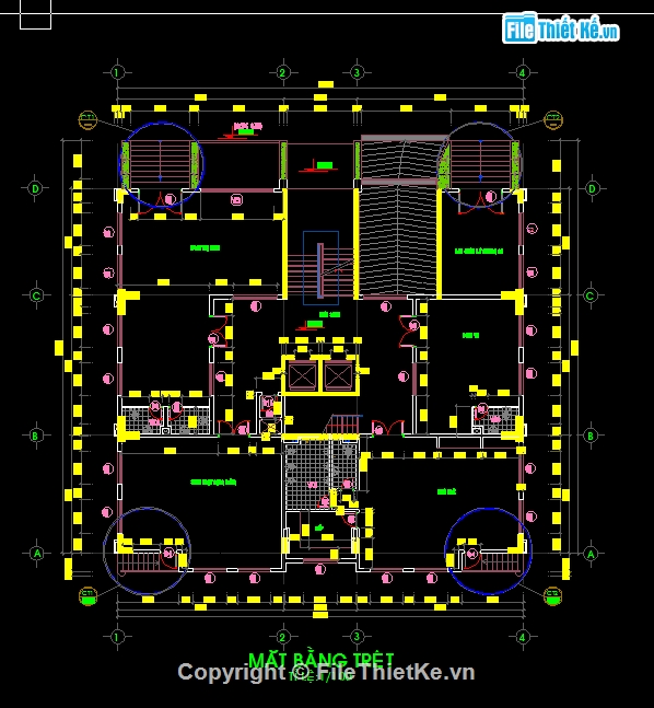 bản vẽ chung cư,bản vẽ autocad chung cư 12 tầng,kết cấu chung cư 12 tầng,đồ án chung cư 12 tầng,hạng mục kiến trúc chung cư