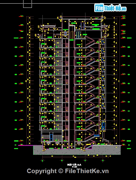 bản vẽ chung cư,bản vẽ autocad chung cư 12 tầng,kết cấu chung cư 12 tầng,đồ án chung cư 12 tầng,hạng mục kiến trúc chung cư