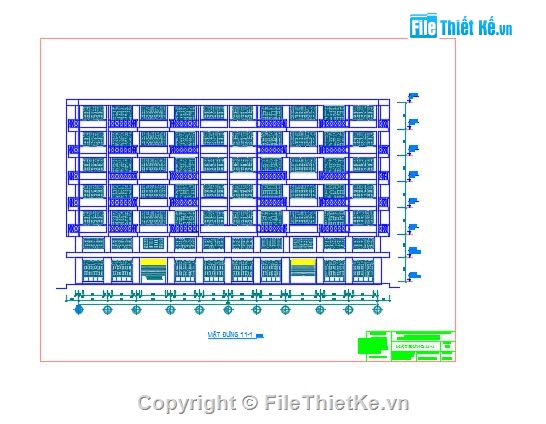 chung cư 7 tầng,chung cư 7 tầng file cad,cad chung cư 7 tầng
