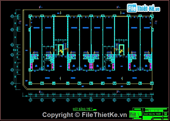 chung cư 7 tầng,chung cư 7 tầng file cad,cad chung cư 7 tầng