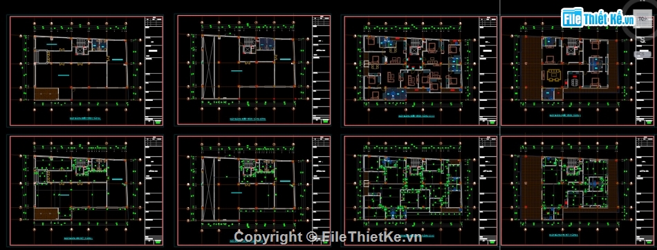 Bản vẽ chung cư mini 7 tầng,Chung cư mini 400m2,Hồ sơ thiết kế chung cư mini,Bản vẽ nhà chung cư,Bản vẽ chung cư mini