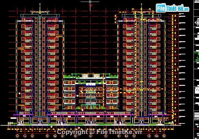 kiến trúc chung cư,chung cư 17 tầng,cao ốc 17 tầng,tòa nhà 17 tầng