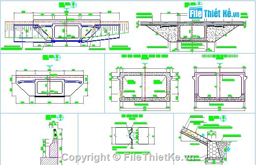 Bản vẽ,Đường,cao ốc,tính cống chui dân sinh,Bản vẽ cống hộp