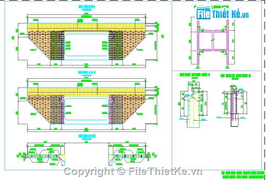 Bản vẽ,Đường,cao ốc,tính cống chui dân sinh,Bản vẽ cống hộp