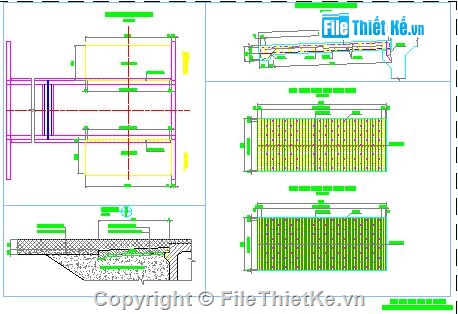 Bản vẽ,Đường,cao ốc,tính cống chui dân sinh,Bản vẽ cống hộp