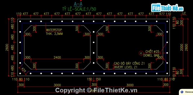 Cống hộp 2.6x6.9m,Thiết kế Cống hộp 2.6m,cống thủy lợi,cống thoát nước,thi công cống hôp