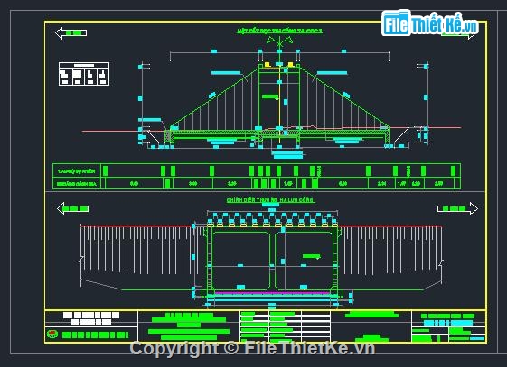 Bản vẽ cống hộp,cống hộp 2x5x5,cống hộp kép,cống hộp đôi