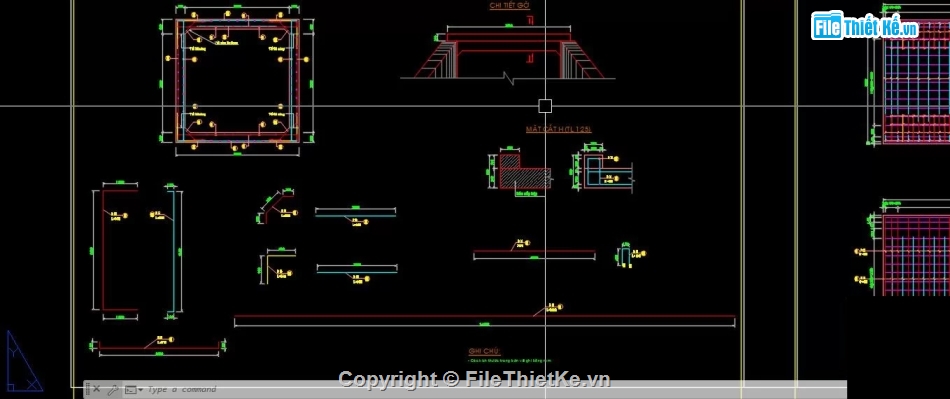 Bản vẽ cống hộp,cống hộp 3x3m,Bản vẽ cad cống hộp