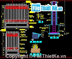 cad cổng,cad hàng rào,bản vẽ cổng,bản vẽ hàng rào,mẫu cổng hàng rào