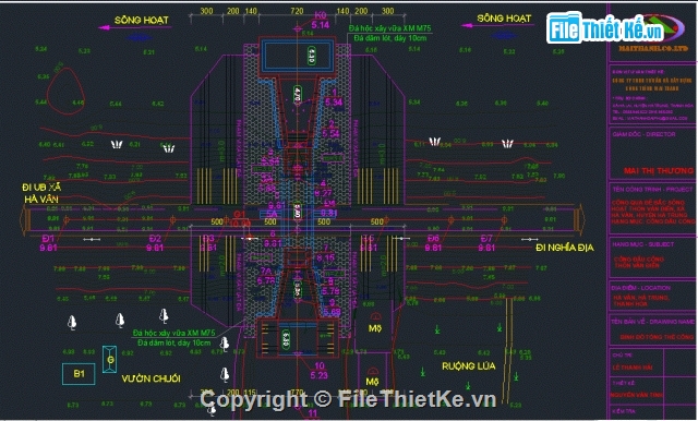 Bản vẽ,Bản vẽ cống hộp,Bản vẽ cống tròn,Bản vẽ full,Cống tiêu,qua đê