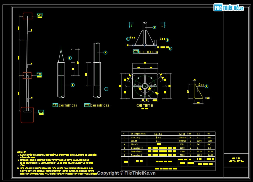 cột đèn nâng hạ file cad,bản vẽ cột đèn nâng hạ,bản vẽ chi tiết cột đèn thép