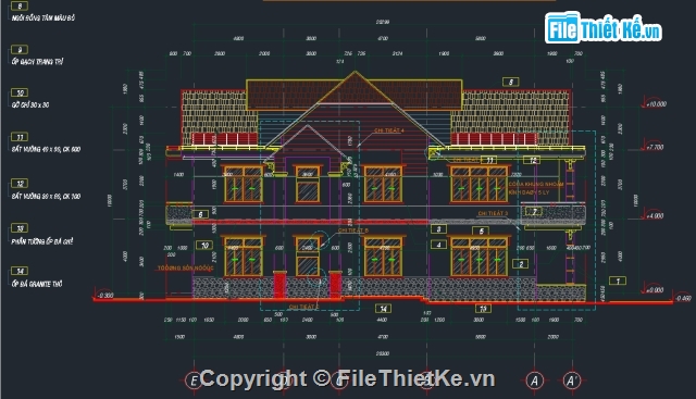 Bản vẽ biệt thự 16x13.8m,bản vẽ biệt thự,cụm lô biệt thự,biệt thự song lập,thiết kế biệt thự