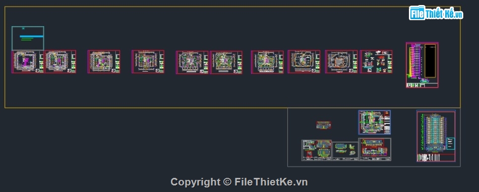 Bản vẽ,bản vẽ 15 tầng,Chung cư 15 tầng,Bản vẽ tầng hầm,nhà cao tầng,cao ốc