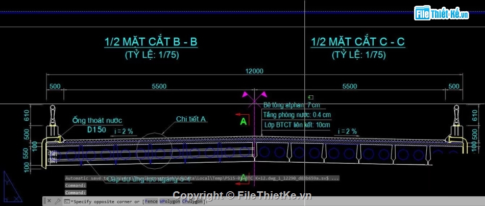 bản dầm,dầm bản rỗng,Bản vẽ dầm,dầm 15 m,dầm bản 15m,dầm
