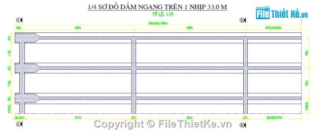 Bản vẽ,dầm ngang,khối lượng,cốt thép dầm