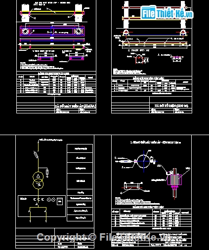 Bản vẽ thi công,bản vẽ trạm biến áp,trạm biến áp 1000KVA,mẫu trạm biến áp đầy đủ