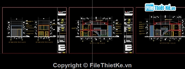 Bản vẽ nhà phố,nhà cấp 4,bản vẽ nhà đẹp