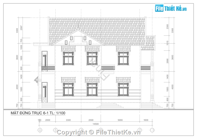 bản vẽ biệt thự,biệt thự phố 2 tầng,thiết kế biệt thự 2 tầng