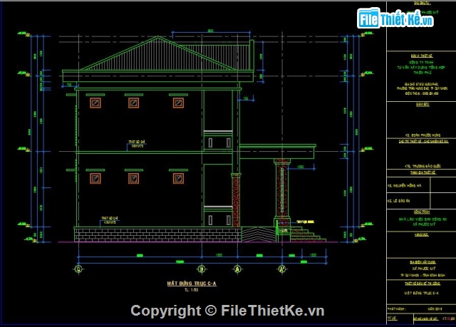 Ủy ban xã,Ủy ban xã 2 tầng,thiết kế ủy ban xã,bản vẽ UBND 2 2taangf,Ủy ban nhân dân 10.25x23.1m