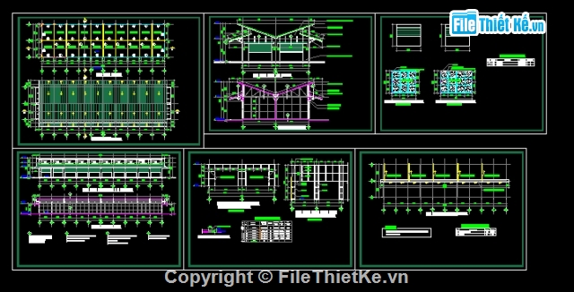 Bản vẽ,nhà khung thép,nhà thép,khung thép,Bản vẽ nhà thép,Nha khung thep 30x8