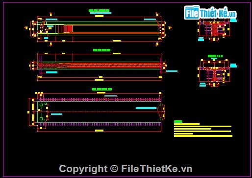 Bản vẽ dầm T,các loại dầm,Bản vẽ điển hình,Thiết kế cầu dầm T,File cad cầu dầu T