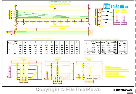 Bản vẽ dầm T,các loại dầm,Bản vẽ điển hình,Thiết kế cầu dầm T,File cad cầu dầu T