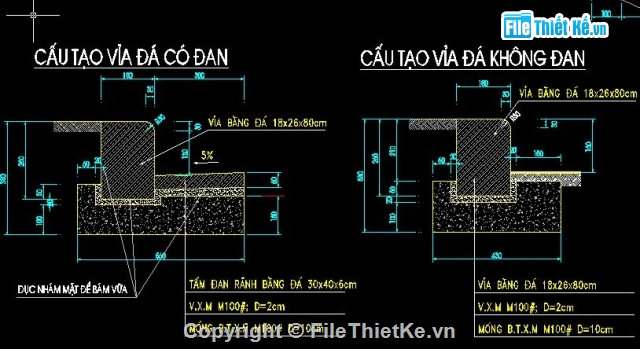 vẽ hình chiếu,block,cách vẽ hình,bó vỉa vỉ hè,gach lat via he,gach lat quang truong