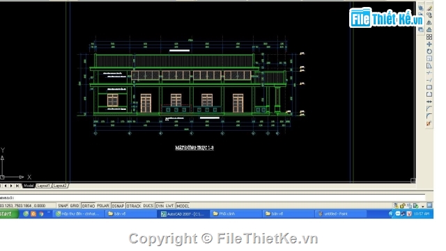 nhà văn hóa,bản vẽ nhà văn hóa,bản vẽ+ dự toán nvh