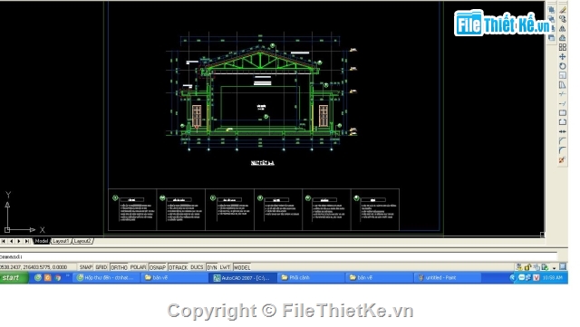 nhà văn hóa,bản vẽ nhà văn hóa,bản vẽ+ dự toán nvh