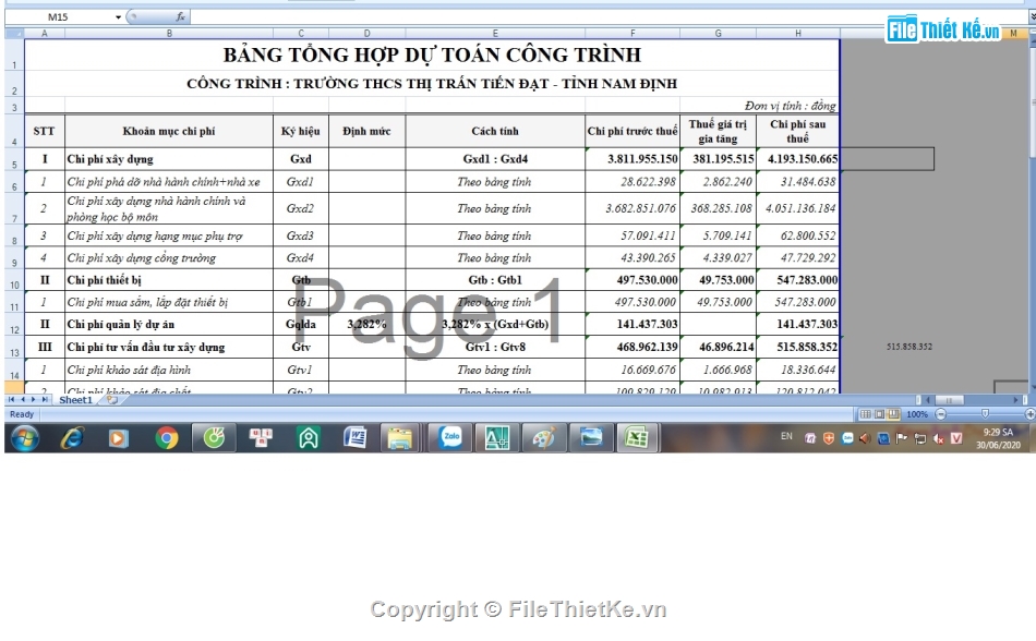 trường học 3 tầng 8.6x31.42m,Trường TH&THCS 3 tầng,Trường tiểu học và trung học cơ sở,File cad trường học 3 tầng,bộ bản vẽ trường học 3 tầng