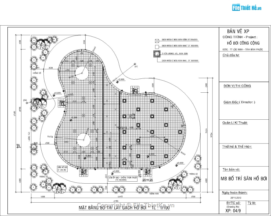 thi công hồ bơi,thiết kế hồ bơi,file autocad hồ bơi,hồ bơi tự do