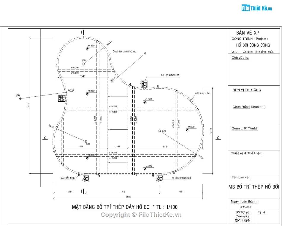 thi công hồ bơi,thiết kế hồ bơi,file autocad hồ bơi,hồ bơi tự do