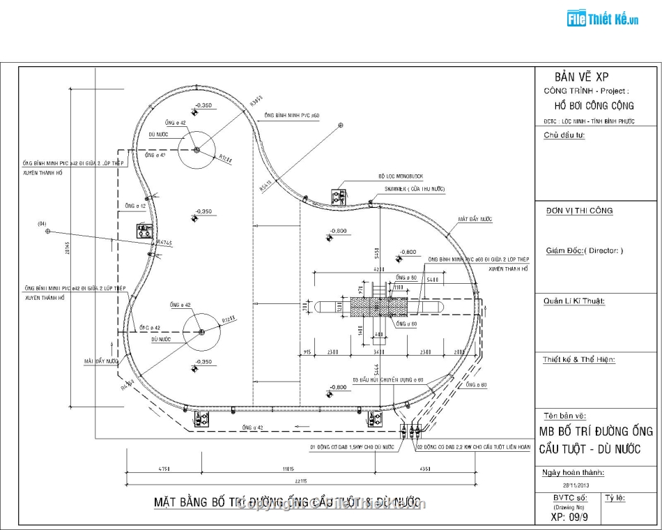 thi công hồ bơi,thiết kế hồ bơi,file autocad hồ bơi,hồ bơi tự do