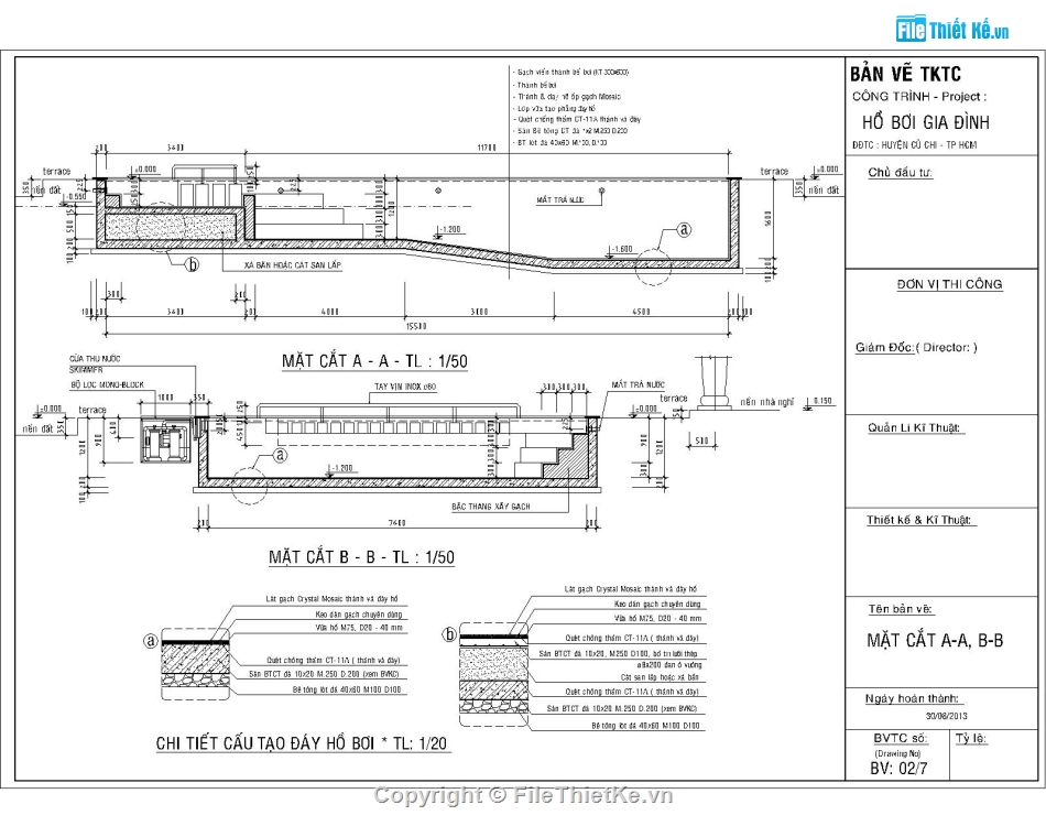 thiết kế hồ bơi,hồ bơi gia đình,file cad hồ bơi,kiến trúc hồ bơi,hồ bơi củ chi