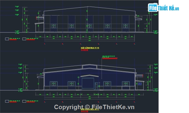 Kết cấu nhà xưởng,kiến trúc nhà xưởng,nhà xưởng,Bản vẽ nhà thép