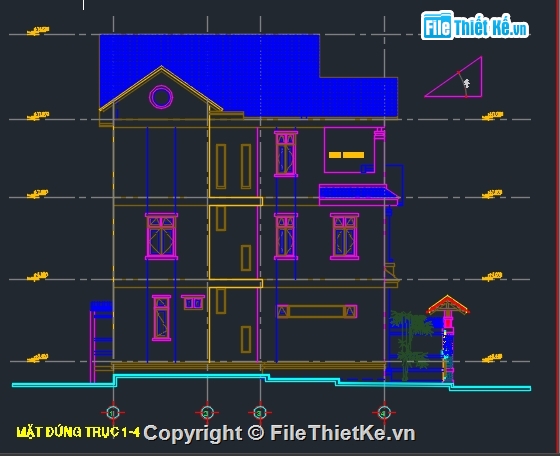 kết cấu biệt thự,biệt thự đẹp,kiến trúc biệt thự,kiến trúc 4 tầng,nhà 4 tầng,biệt thự 4 tầng