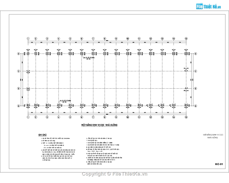 xưởng sản xuất,bản vẽ nhà xưởng,bản vẽ  cad nhà xưởng 90x30m,thiết kế nhà xưởng