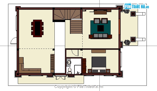 kiến trúc biệt thự,Bản vẽ biệt thự 3 tầng,file revit  biệt thự 3 tầng,revit biệt thự 3 tầng