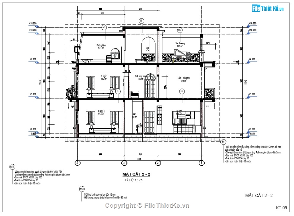 kiến trúc biệt thự,Bản vẽ biệt thự 3 tầng,file revit  biệt thự 3 tầng,revit biệt thự 3 tầng